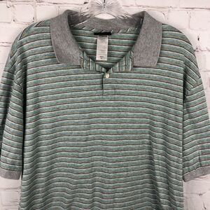 Patagonia Striped Short Sleeve Polo Men's Sz XL